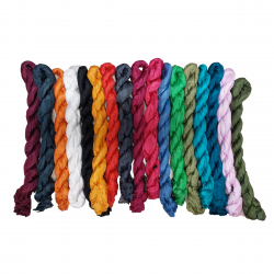 Knitterschal Halstuch Schal XXL einfarbig (verschiedene Farben) 100% Seide