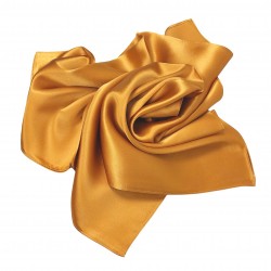 Nickituch Halstuch Satin bernstein