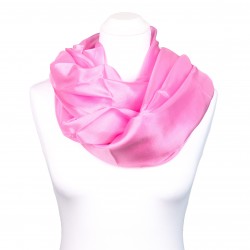 Seidenschal XXL 180x90cm altrosa rosa pink reine Seide einfarbig uni