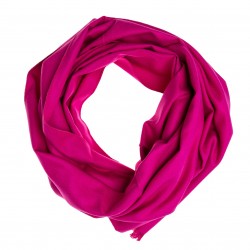 Seidenflanell Schal Halstuch pink 180x30 cm reine Seide