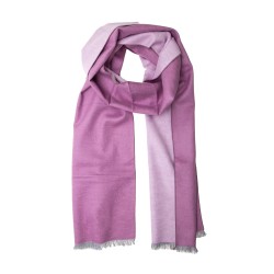 Schal Seidenflanell rosa flieder 180x30 cm reine Seide