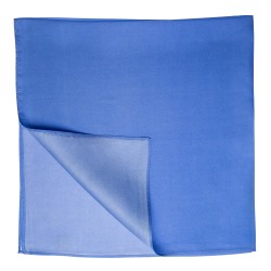 Seidentuch Halstuch Twill blau