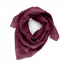 Seidentuch 90x90cm aubergine lila unifarben einfarbig