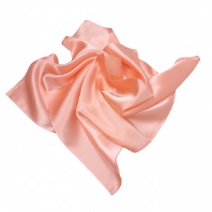 Nickituch Halstuch Satin Pfirsich (16 Momme)