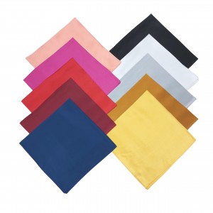 Nickituch Halstuch Satin verschiedene Farben (16 Momme)