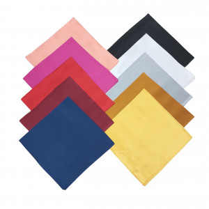 Nickituch Halstuch Satin verschiedene Farben (12 Momme)