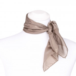 Nickituch Halstuch groß Pongé Beige
