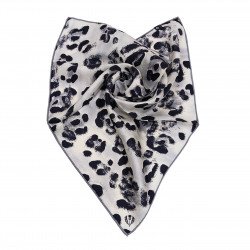 FRAAS Nickituch Halstuch Grafikprint Leopard grau