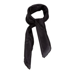 Nickituch Seidentuch schwarz 100% reine Seide 65x65cm 