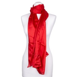 Seidenschal grün minzgrün 100% reine Seide 180x45cm