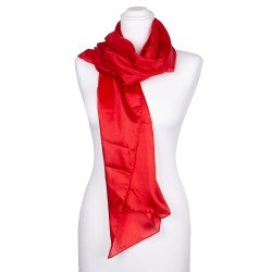 Seidenschal grün minzgrün 100% reine Seide 180x45cm