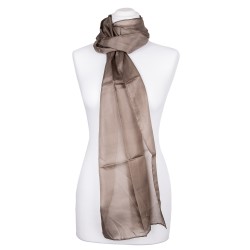 Seidenschal blau royalblau dunkelblau 100% reine Seide 180x45cm