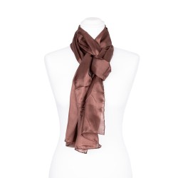 Seidenschal Apricot Aprikose 100% reine Seide 180x45cm
