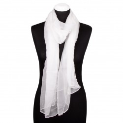 Chiffonschal Limone 100% reine Seide 180x55cm Damen