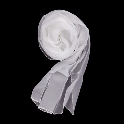 Chiffonschal Limone 100% reine Seide 180x55cm Damen