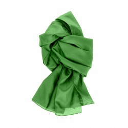 Seidenschal Minzgrün Grün 100% reine Seide 180x90cm Damen