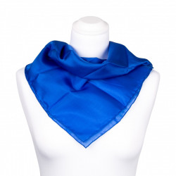 Nickituch Halstuch groß Pongé Royalblau ca. 65x65 cm 100% Seide
