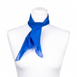 Nickituch Halstuch groß Pongé Royalblau ca. 65x65 cm 100% Seide