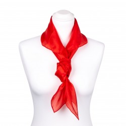 Seidentücher reine Seide 90x90cm 3er-Set unifarben einfarbig