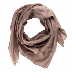 Seidentuch Halstuch Schal Beige ca. 90x90 cm 100% Seide
