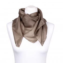 Seidentuch Halstuch Schal Beige ca. 90x90 cm 100% Seide