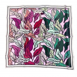 SPECIAL EDITION - Seidentuch Halstuch Floralprint lila