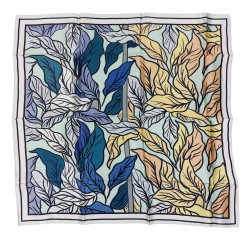SPECIAL EDITION - Seidentuch Halstuch Floralprint orange