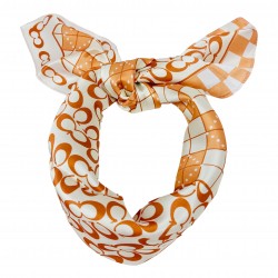 SPECIAL EDITION - Seidentuch Halstuch orange Patchwork