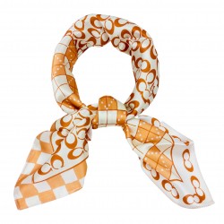 SPECIAL EDITION - Seidentuch Halstuch orange Patchwork
