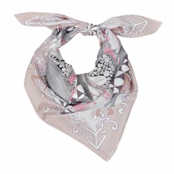 LUXURY EDITION - Seidentuch Halstuch beige rosa
