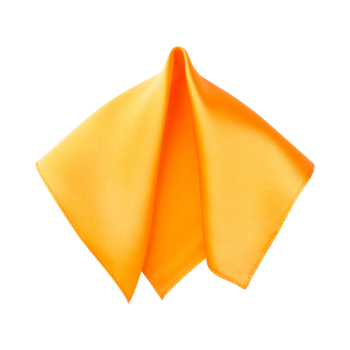 Einstecktuch Satinseide orange