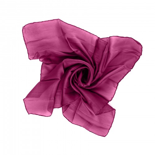 Nickituch 55x55cm purpur lila einfarbig reine Seide unifarben