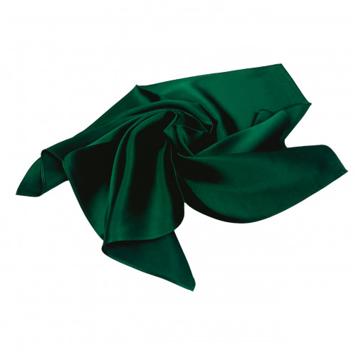 Seidentuch Halstuch XXL Satin waldgrün