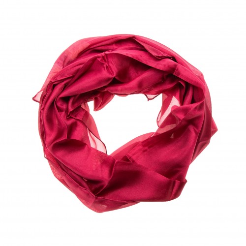 Seidenschal Weinrot Bordeaux 180x45cm Damen