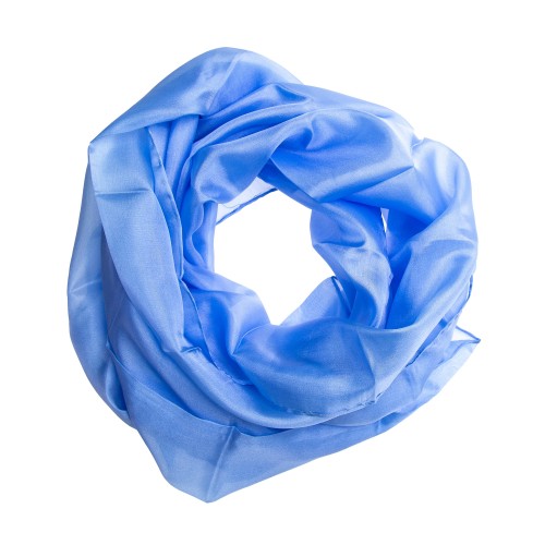 Seidenschal Halstuch Schal Hellblau 