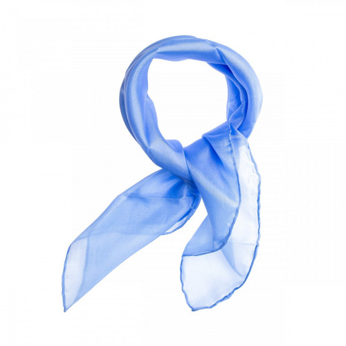 Nickituch Halstuch Pongé Hellblau 65x65 cm