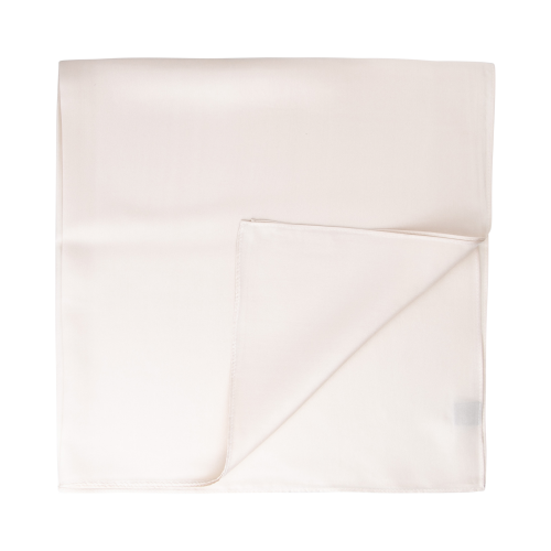 Seidentuch Halstuch Twill Creme