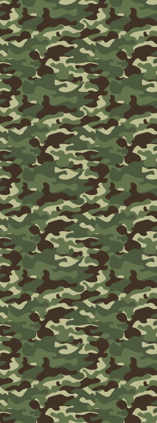 TINITEX Seidenschal Halstuch Schal Camouflage grün