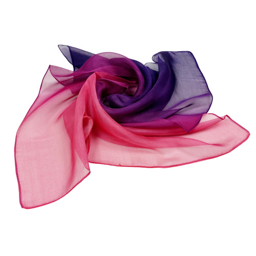 Nickituch Halstuch groß Chiffon Farbverlauf berry blueberry