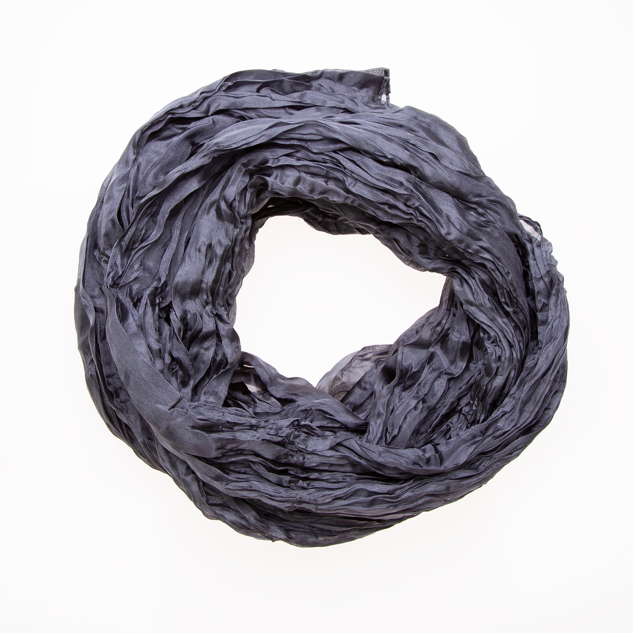 Knitterschal Halstuch Schal XXL Grau
