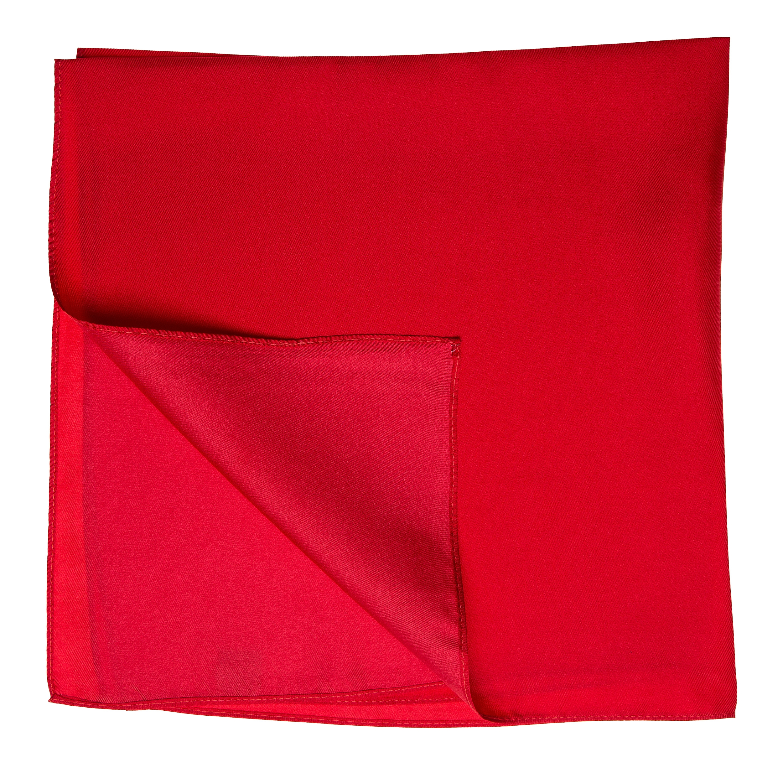 Seidentuch Halstuch Twill tiefrot