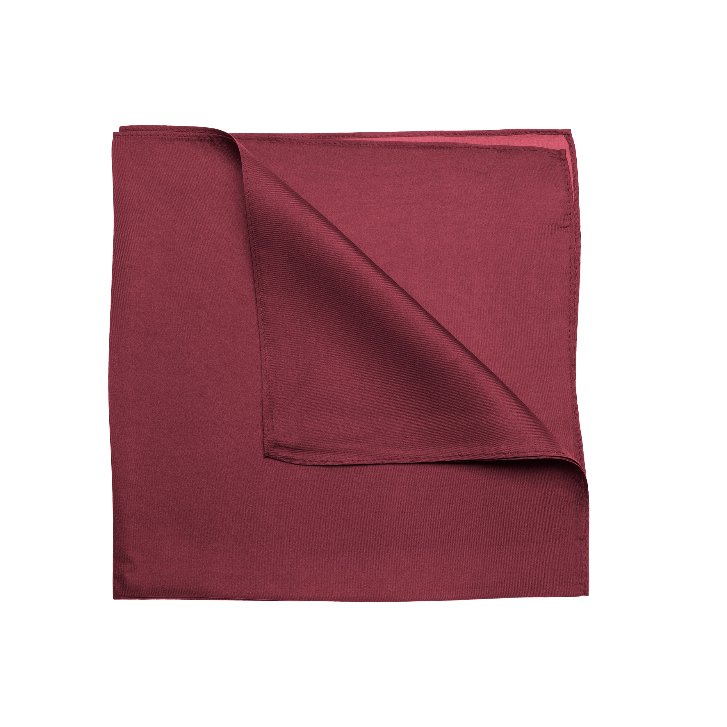 Seidentuch Halstuch Twill weinrot