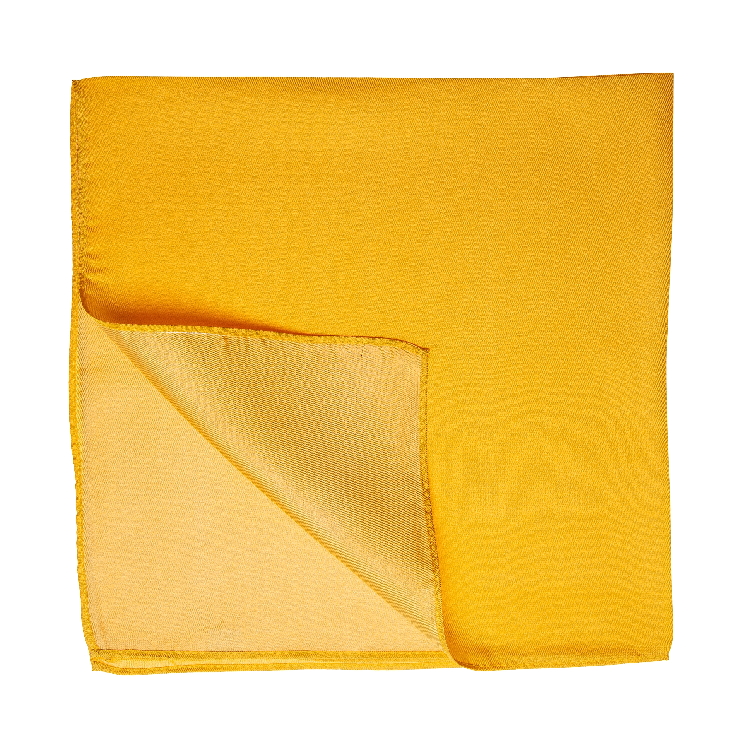 Seidentuch Halstuch Twill indisch gelb